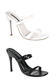 4 Inch Open Toe Double Band Sandal