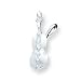 Sterling Silver Diamond Cut Violin Pendant with 20 inch Sterling Silver Chain