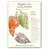 ChilePepperAnchoPoblanoHeirloomSeeds25Seeds