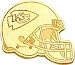 14K Gold NFL Kansas City Chiefs Football Helmet Tie Tac