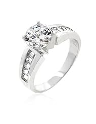 Antoinette Engagement Silver Ring