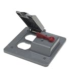 Thomas & Betts/Carlon 2G Pvc Toggle Duplex Cover E9G2DSN-CAR