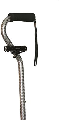 FlexSTICK Walking Cane-Pewter Etched