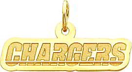 14K Gold NFL San Diego Chargers Charm