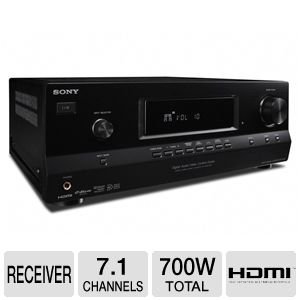 Sony STR-DH520 7.1 Channel A/V Receiver Bundle | STRDN1030