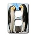 Birds - Emperor Penguin Family - Light Switch Covers - 2 plug outlet cover