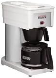Bunn BX-WD 10-Cup High Altitude Coffee Brewer, White w/ Stainless steel