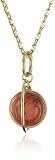 KARA by Kara Ross Resin Rotating Imprint Pendant Necklace, Coral Water Snake