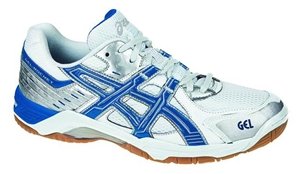 Asics Men’s Gel-Rocket Court White/Jet Blue/Lightning BN8030155 8 UK