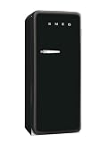 Smeg FAB28RNE1 Standk&uuml;hlschrank / A++ / 248 L / Schwarz / mit integriertem Gefrierteil / Rechtsanschlag
