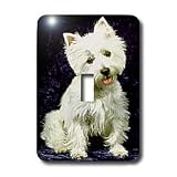 Dogs West Highland Terrier - Westie - Light Switch Covers - single toggle switch