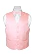 BOY'S Solid PINK Color Dress Vest BOWTIE Set