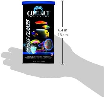 Cobalt Brand Mysis Flake Fish Food, 3-Ounce