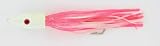 Jamfab Jigs 16oz Dual Pull Jig with Vinyl Skirt Glow Head Pink Over Pearl