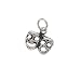 Sterling Silver Charm Theater Comedy Tragedy Mask 8mm