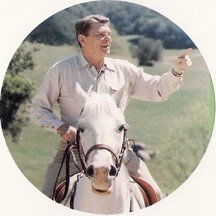Ronald Reagan, Knight on a White Horse Magnet