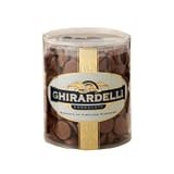 Ghirardelli Chocolate Logo Tube with Milk Chocolate Wafers, 32 oz.