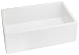 Belle Foret BFF4KITWH Apron Front Kitchen Sink, Fireclay