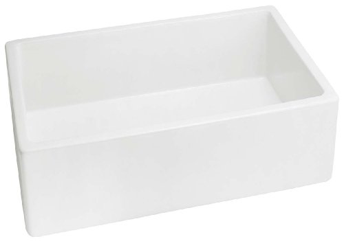 Belle Foret BFF4KITWH Apron Front Kitchen Sink, Fireclay