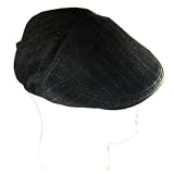 7 PANEL SOFT WOOL PINSTRIPE IVY DRIVER GOLF CAP HAT * BROWN - Small / Medium