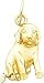 14K Gold Puppy Dog Charm Diamond-Cut Doggy Pendant