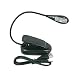 GTMax Black LED Clip-On Reading Book Light for Verizon Samsung Galaxy Tab SCH-I800 / Amazon Kindle Fire