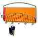Letter Racks | Wooden Magazine Racks - Wall Mounted Letter Holder and Key Rack - Chrome Finish (Chrome) (15.75"H x 12.00"W x 2.50"D)