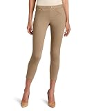 Hue Women's Chino Chic Skimmer Legging, Brown, Medium