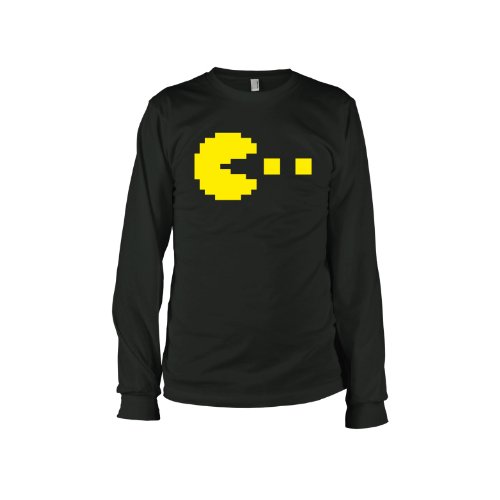 Pixel Pacman - Langarm T-Shirt