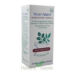 Yeast Arrest - 14 Suppositories for Vaginal Yeast Infections