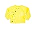 Finn + Emma Organic Cotton Kimono Shirt Top for Baby Boy or Girl – Yellow, 0-3 Months