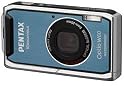 Pentax Optio W60 Waterproof 10MP Digital Camera with 5x Wide Angle Optical Zoom (Ocean Blue)