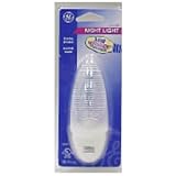 GE 56622 Clear Shade with White Designer Style Base Incandescent Night Light