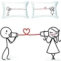 BoldLoft "Say I Love You" Couple Pillowcases-Romantic Valentines Gifts for Couples, Cute Valentines Day Gift Ideas, Good Couple Gifts for Valentines, Romantic Anniversary Gifts