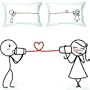 BoldLoft "Say I Love You" Couple Pillowcases-Romantic Valentines Gifts for Couples, Cute Valentines Day Gift Ideas, Good Couple Gifts for Valentines, Romantic Anniversary Gifts