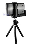 Smartphone Tripod with Adjustable Phone Holder and Adjustable Angle Joint (Free HandHelditems Sketch Universal Stylus Pen)