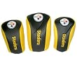 Pittsburgh Steelers Mesh Golf Barrel Head Cover Set - Football Sports Merchandise