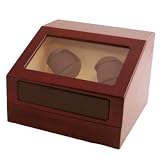 Tech Swiss Watch Winder Box For Two Automatic Watches with Built in IC Program Cherry Finish with... by Tech Swiss