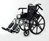 Deluxe High Strength Lightweight Wheelchair K0004 - Flip Back Desk Arms, 18