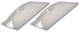 Broil King CL-2 Half Sized Clear Lids for Buffet Server, Set of 2
