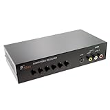 GTMax RCA Audio Video Switch Box Selector Splitter - 6 In 1 Out