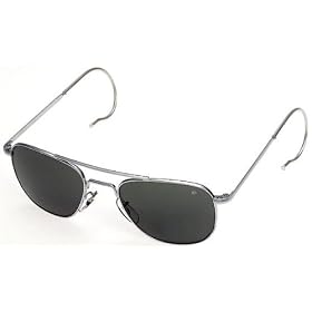 AO American Optical Flight Gear Original Pilot Sunglasses 52 mm, Matte Frame Models: Original Pilot, 52mm, Matte, Comfort Cable, Color Correct Model 30074