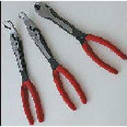 Sunex International 3704 3 Pc. 11 Long Hose Gripper and Cutting Pliers Set by Sunex