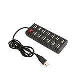 13 Ports High Speed USB2.0 HUBs Color Black