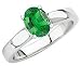 Wow Factor! Solitaire Large Oval Cut Genuine Tsavorite Garnet GEM Grade in Heavy Gold Ring for SALE(5,Platinum)