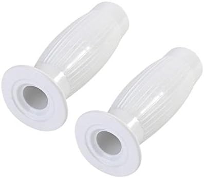 Teeta(TM) Motorcycle Bike 7/8" Rubber Vintage Hand Grip Handle Bar For Honda Harley Suzuki Yamaha Kawasaki - White