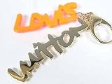 (ルイヴィトン)LOUIS VUITTON キーリング[ビジュー サック グラフティ] フルオ・オランジュ（オレンジ） M65765 並行輸入品