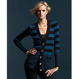 INC International Concepts? Striped Deep-V Cardigan Sweater at INC International Concepts