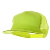 5 Panel Neon Color Poly Mesh Cap - Neon Yellow W36S65F