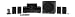Yamaha YHT-593BL 5.1 Channel 525 Watt HTiB System (Each Black)
